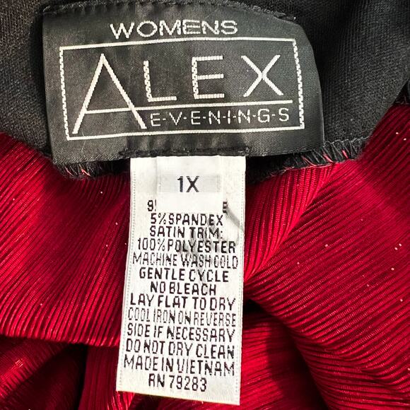 Alex Evenings Plus Size Jacket Womens 1X  Glitter Holiday Party Cocktail Sparkly - Picture 5 of 6